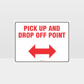 Custom Signs Personalized,Pick Up And Drop Off Arrows Sign